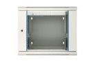Extralink 9U 600x600 AZH gray, rackmount cabinet, wall-mounted, rotating type