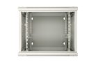 Extralink 9U 600x600 AZH gray, rackmount cabinet, wall-mounted, rotating type