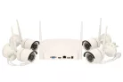 Extralink Extra-Vision V1004, vezeték nélküli NVR készlet, 4 csatornás WiFi NVR + 4 db WiFi Full HD kamera, IP66 besorolású