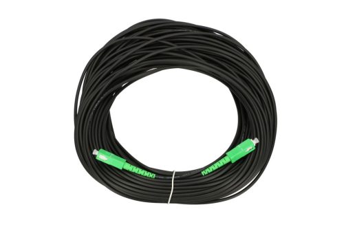 Extralink SC/APC-SC/APC, patch cable, round, straight, single-fiber, single-mode, G.657A2, 20 m