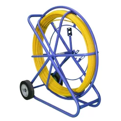   Extralink Pilot cable pulling rod (puller), fiberglass FRP, diameter: 13 mm, length: 350 m, yellow