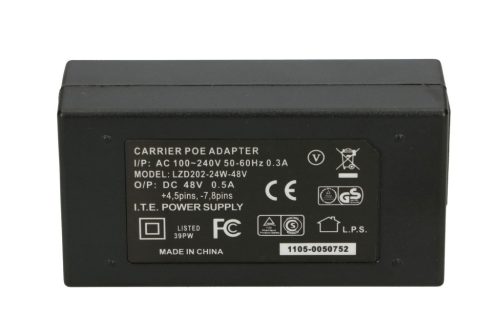 Extralink PoE-48-24W, PoE power supply, 48V, 0.5A, 24W, network cable included