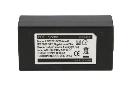 Extralink PoE-24-24W-G, PoE-Netzteil, 24V, 1A, 24W, Gigabit, Netzwerkkabel enthalten
