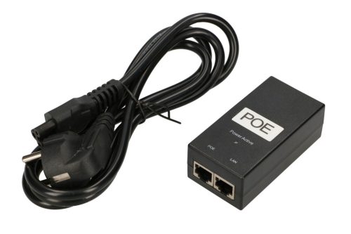 Extralink PoE-48-24W-G, PoE-Netzteil, 48V, 0,5A, 24W, Gigabit, Netzwerkkabel enthalten