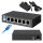 Extralink Krios, PoE kapcsoló, 4x Gigabit PoE/PoE+ port, 2x RJ45 Gigabit uplink, 60W
