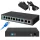 Extralink Perseus, PoE switch, 8x Gigabit PoE/PoE+, 2x Gigabit RJ45 uplink, 96W