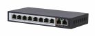 Extralink Perseus, PoE kapcsoló, 8x Gigabit PoE/PoE+, 2x Gigabit RJ45 uplink, 96W