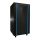 Extralink 22U 600x600 black, rack cabinet, standing