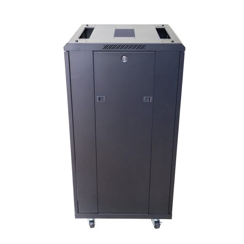 Extralink 22U 600x600 black, rack cabinet, standing