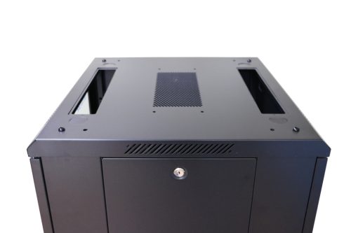 Extralink 22U 600x600 black, rack cabinet, standing