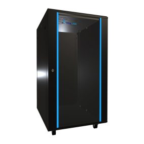 Extralink 22U 600x800 fekete, rack szekrény, álló