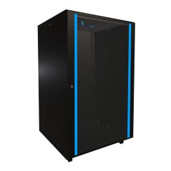 Extralink 27U 800x800 black, rack cabinet, standing version