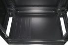 Extralink 27U 800x800 black, rack cabinet, standing version