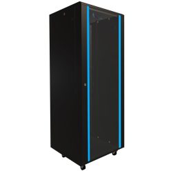   Extralink 37U 600x600 black, standing rack cabinet, rack mount