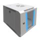Extralink 6U 10" szürke, rack szekrény, fali szerelésű