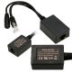 Extralink 1 portos PoE inverter, bemenet: 1x 1000 Mb/s RJ45 csatlakozó, 10-30V, kimenet: 48V