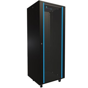 Extralink 32U 600x600 fekete, rack szekrény, álló