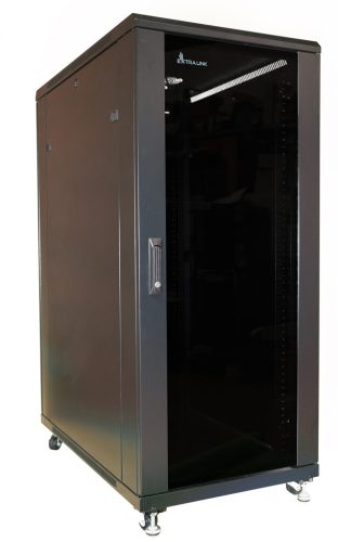 Extralink 32U 600x600 black, rack cabinet, standing