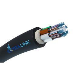   Extralink 72f, optical fiber cable, 1.5 kN FRP, 72 fibers G652D, 10 mm, can be laid in a duct, 4 km