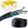 Extralink CAT5e SFTP (SF/UTP) V2 Außenkabel, verdrillte Paare, 305 m