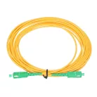 Extralink SC/APC-SC/APC fehér, patch kábel, LSOH, egymódusú, simplex, G.657A2, 3 mm, 30 m