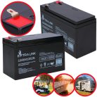 Extralink AGM 12V 9Ah battery, maintenance-free