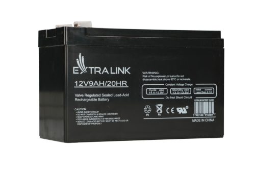 Extralink AGM 12V 9Ah battery, maintenance-free