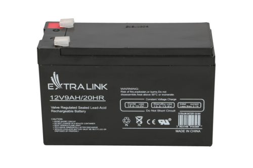 Extralink AGM 12V 9Ah battery, maintenance-free