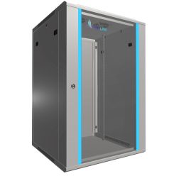   Extralink 18U 600x600 szürke, rack szekrény, fali szerelésű