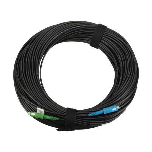 Extralink Patchcord SC/APC-SC/PC, Singlemode, Runde Drop, Simplex, G657A2, 100m