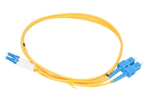 Extralink SC/UPC - LC/UPC patch cable single-mode, duplex, G657A1, 3 mm, 1 m