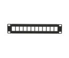 Extralink 12 portos 10"-es patch panel, moduláris, 12 port