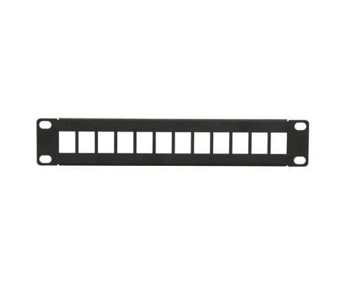 Extralink 12 portos 10"-es patch panel, moduláris, 12 port