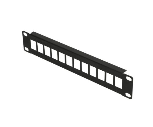 Extralink 12 portos 10"-es patch panel, moduláris, 12 port