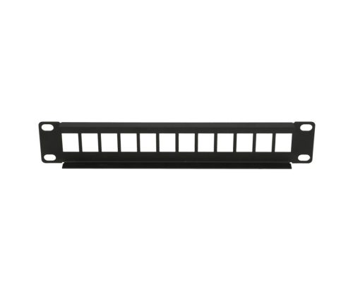Extralink 12 portos 10"-es patch panel, moduláris, 12 port