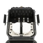 Extralink Jennifer, száloptikai elosztó doboz, 16 magos, fekete, csatlakozóval