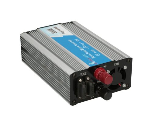 Extralink OPIP-300W, 12V-230V feszültségátalakító, 300W/600W, tiszta szinuszhullám
