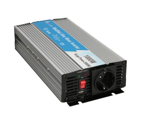 Extralink OPIM-1000W, 12V-os feszültségátalakító, 1000W/2000W, módosított szinuszhullám