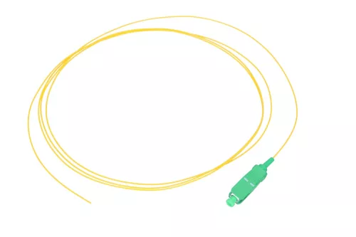 Extralink SC/APC Pigtail, einmodig, 900 µm, G.657A, 1,5 m