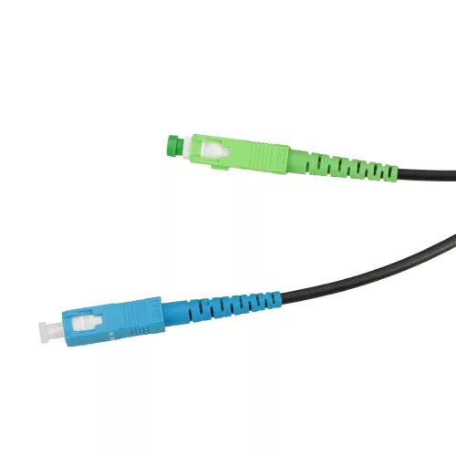 Extralink patch cable, SC/APC-SC/UPC, round, single core, SM, G.657A2, 160 m.