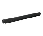 Extralink 1U 19" front blank panel, black