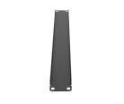 Extralink 1U 19" front blank panel, black