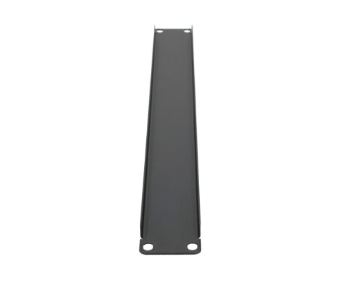 Extralink 1U 19" front blank panel, black