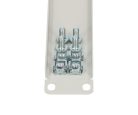 Extralink 1U 19", front empty panel, gray