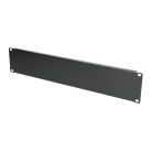 Extralink 2U 19" front empty panel, black
