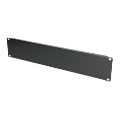 Extralink 2U 19" front empty panel, black