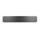Extralink 2U 19" front empty panel, black