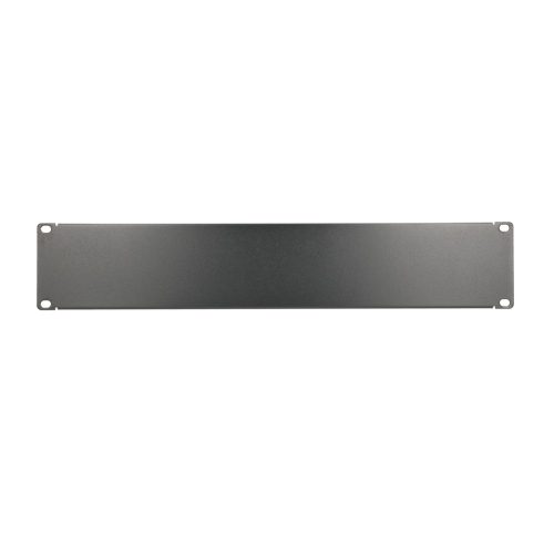 Extralink 2U 19" front empty panel, black