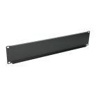 Extralink 2U 19" front empty panel, black