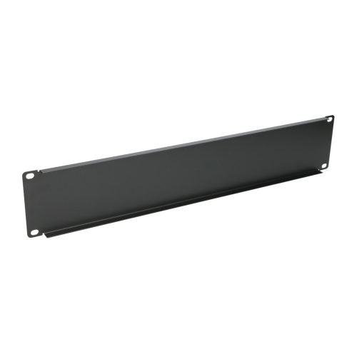 Extralink 2U 19" front empty panel, black
